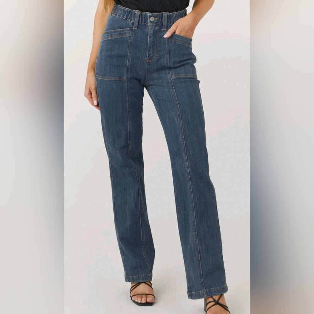 Judy Blue High Rise Charleston Straight Jeans Size 3/26